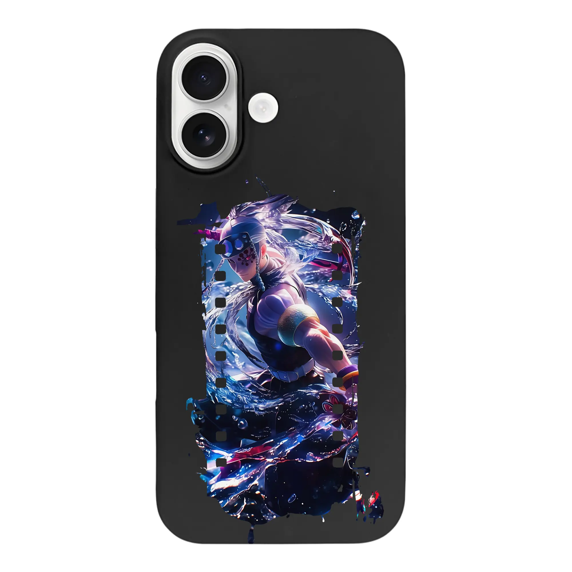 鬼滅の刃 グッズ,宇髄 天元 - iPhone 17 シリーズ シリコンケース 薄型 耐衝撃 指紋防止 ソフトタッチカバー 精密フィット 傷防止 保護ケース iPhone 17/17 Air/17 Pro/17 Pro Max 対応